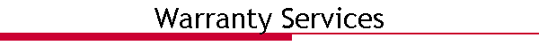 Warranty Services